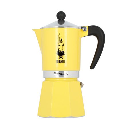 Bialetti -Moka Rainbow JAUNE - 6 Tasses