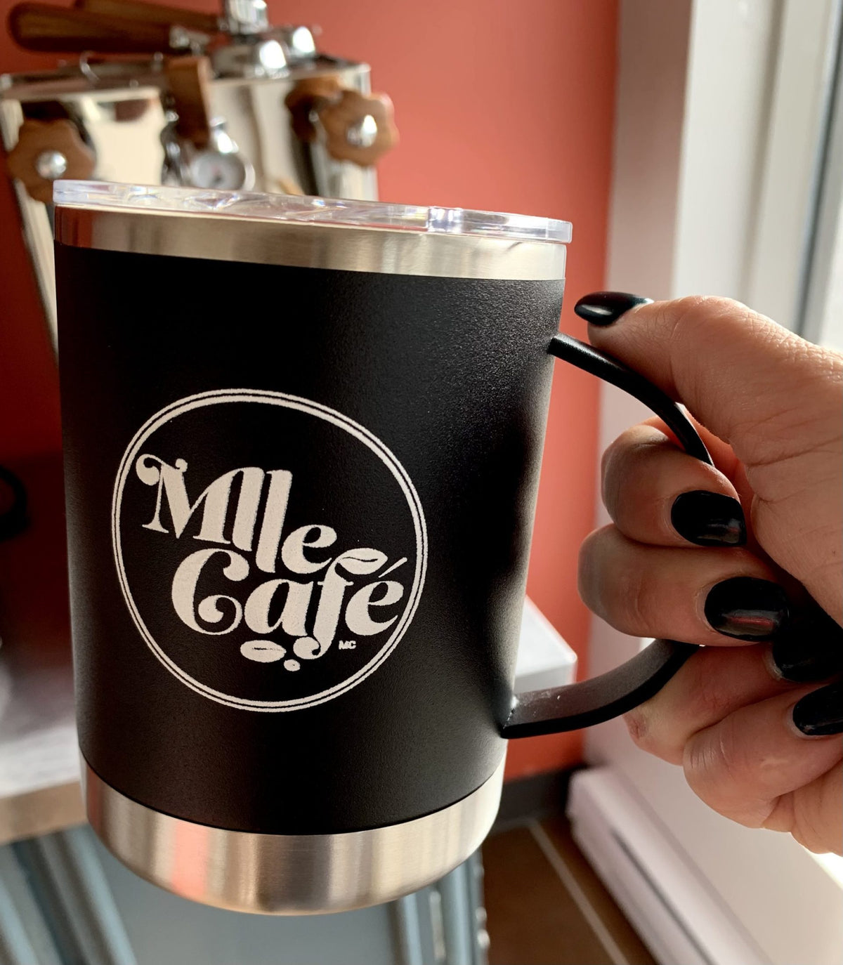 Tasse Thermos Mlle Noire -  12 Oz