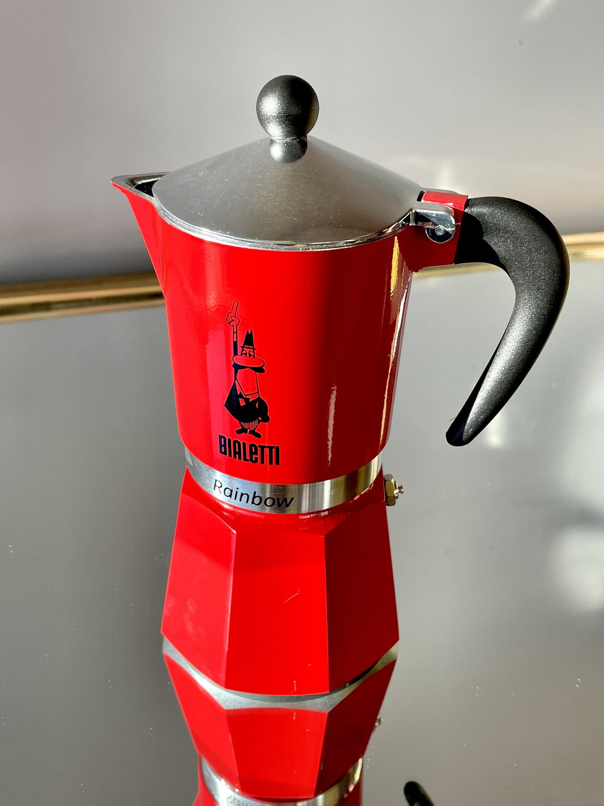 Bialetti -Moka Rainbow ROUGE - 6 Tasses