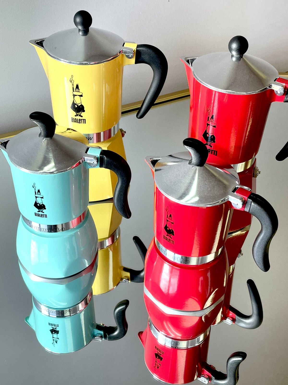 Bialetti -Moka Rainbow ROUGE - 6 Tasses