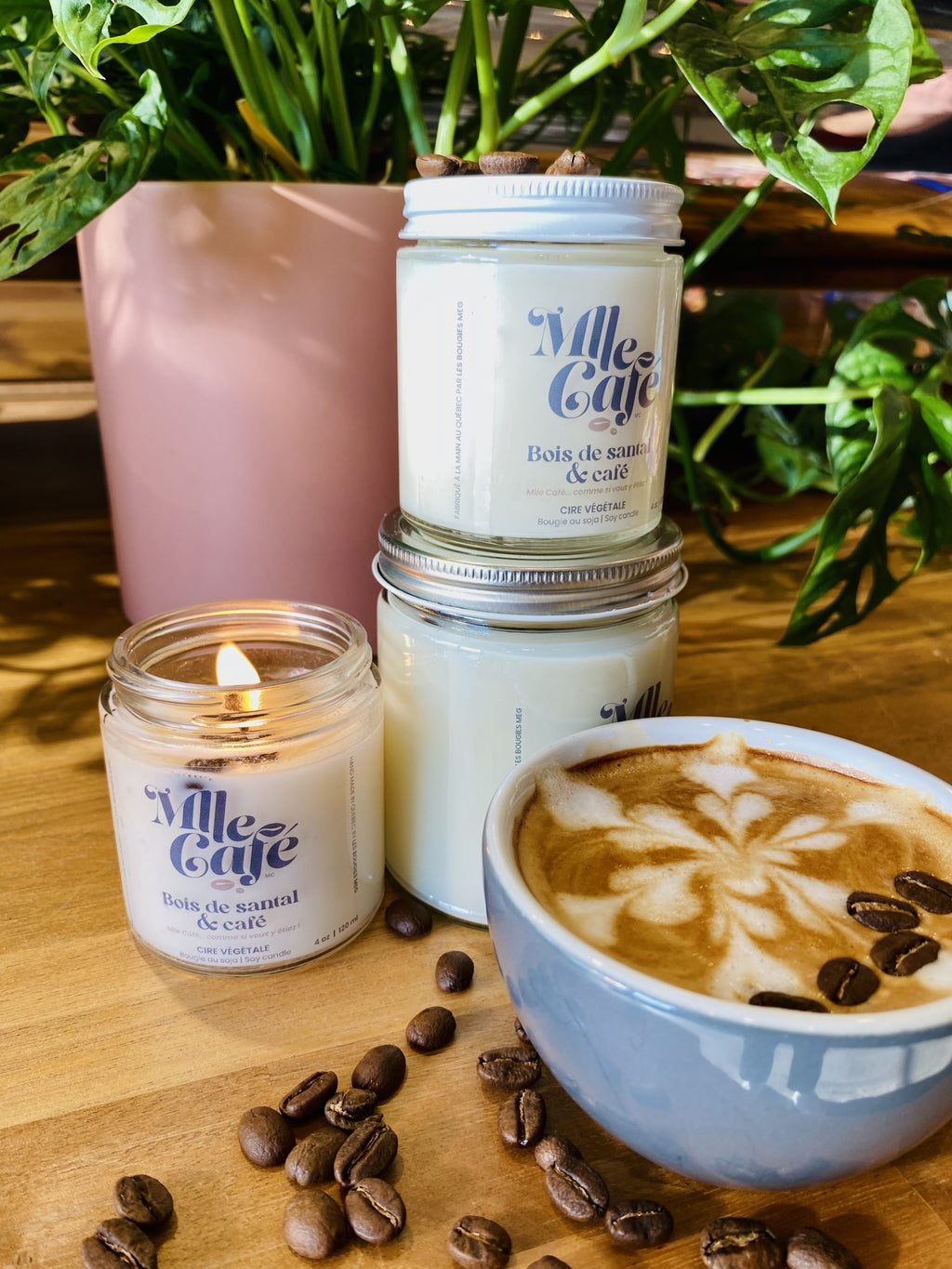 Chandelle - Bois de Santal et Café