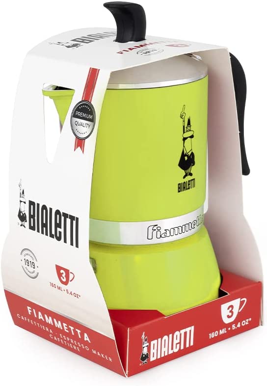 Bialetti -Rainbow- Jaune - 3 Tasses