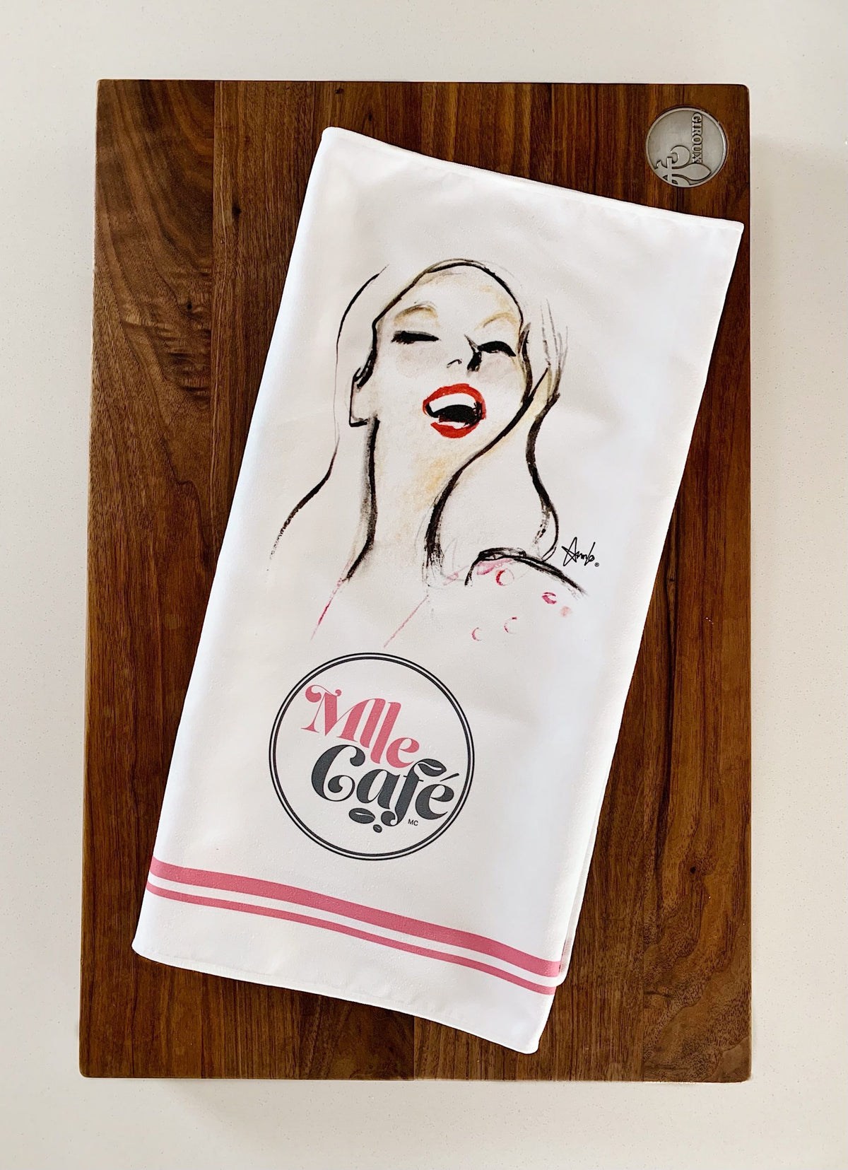 Linge à Vaisselle Microfibre, MLLE CAFÉ- ANNLO et SOLEM