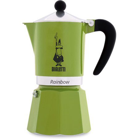 Bialetti -Moka Rainbow Verte - 6 Tasses